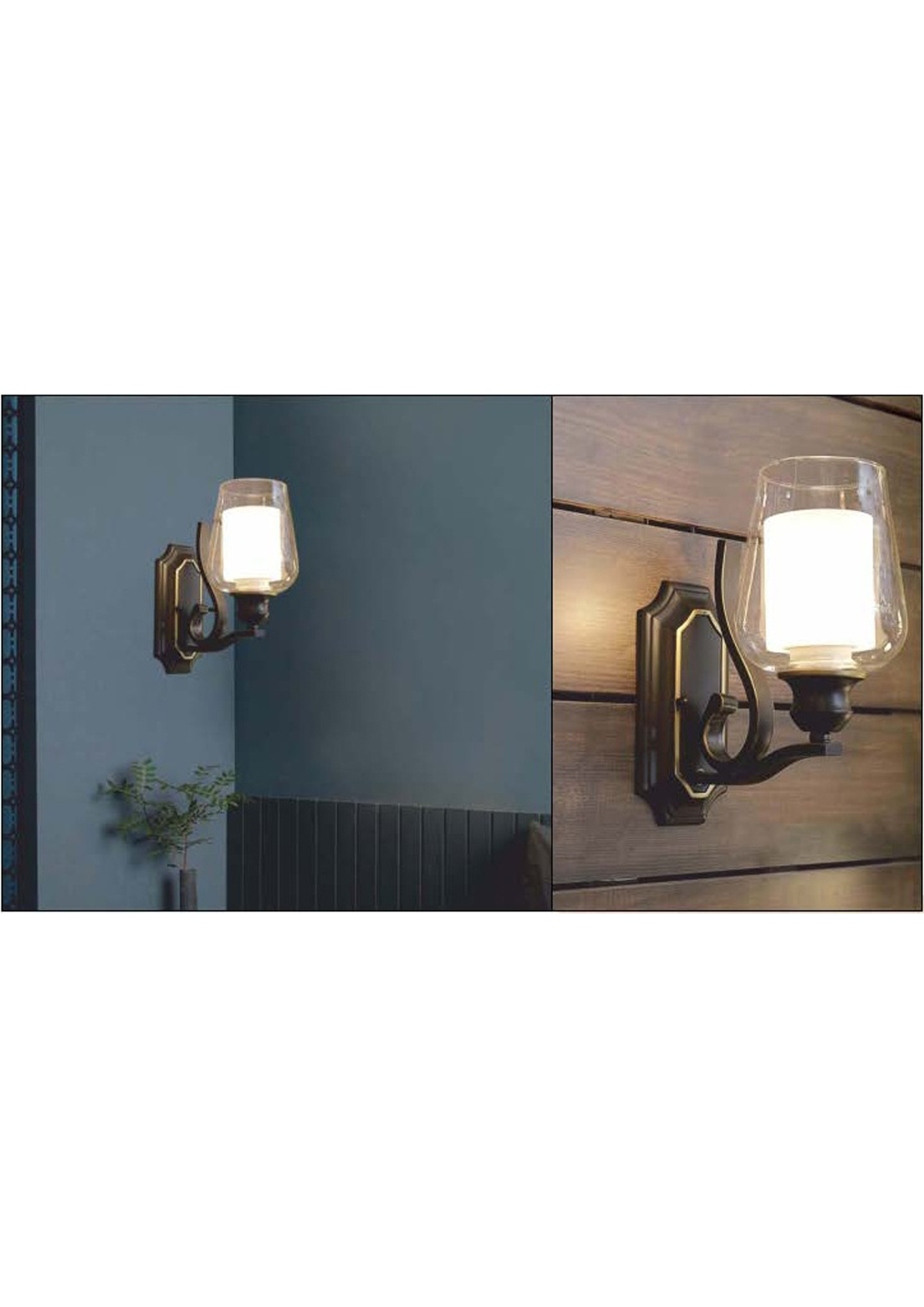 Beyond Lights - Brass Wall Sconce- GL